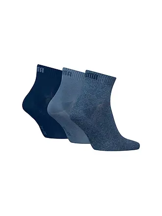 PUMA | Calzini per il tempo libero Quarter Plain, confezione da 3 | dunkelblau